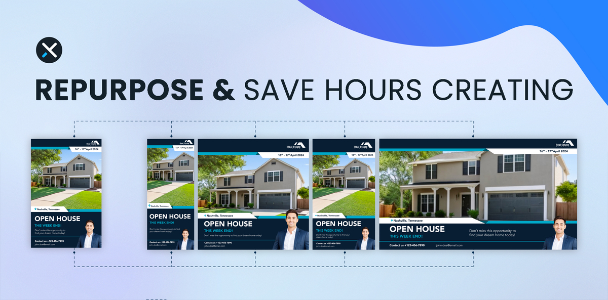 Xara for Real Estate Repurpose your marketing materials