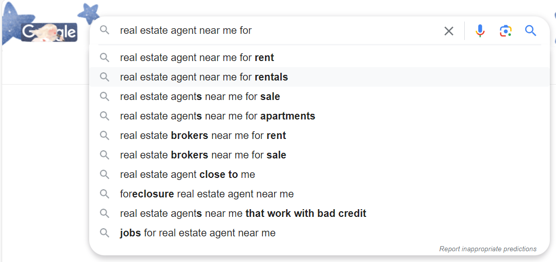 Local SEO Real Estate Queries