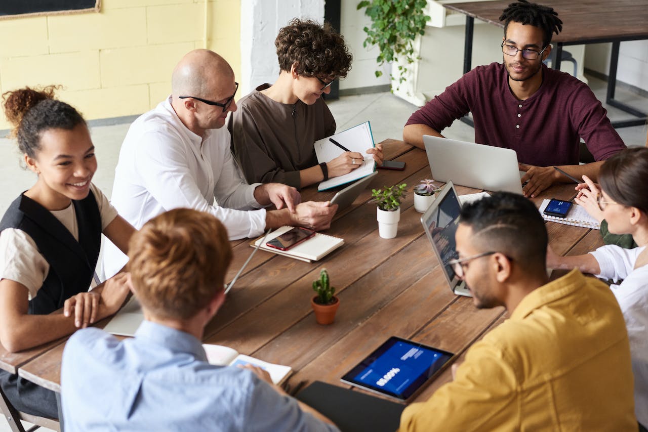 Real Estate Agent Team Meeting