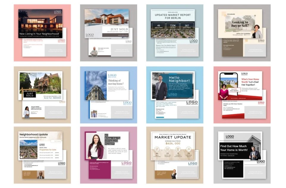 Real Estate Postcard Templates