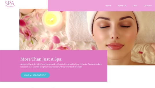 Dream SPA Website