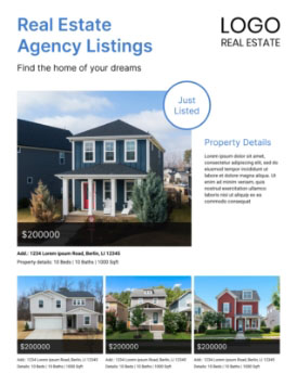 listing property flyer